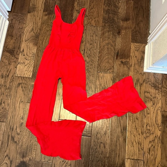 New FP Movement Good Karma Flared Onesie Red M/L - Picture 6 of 6